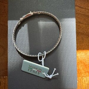 Silver Braided Bracelet